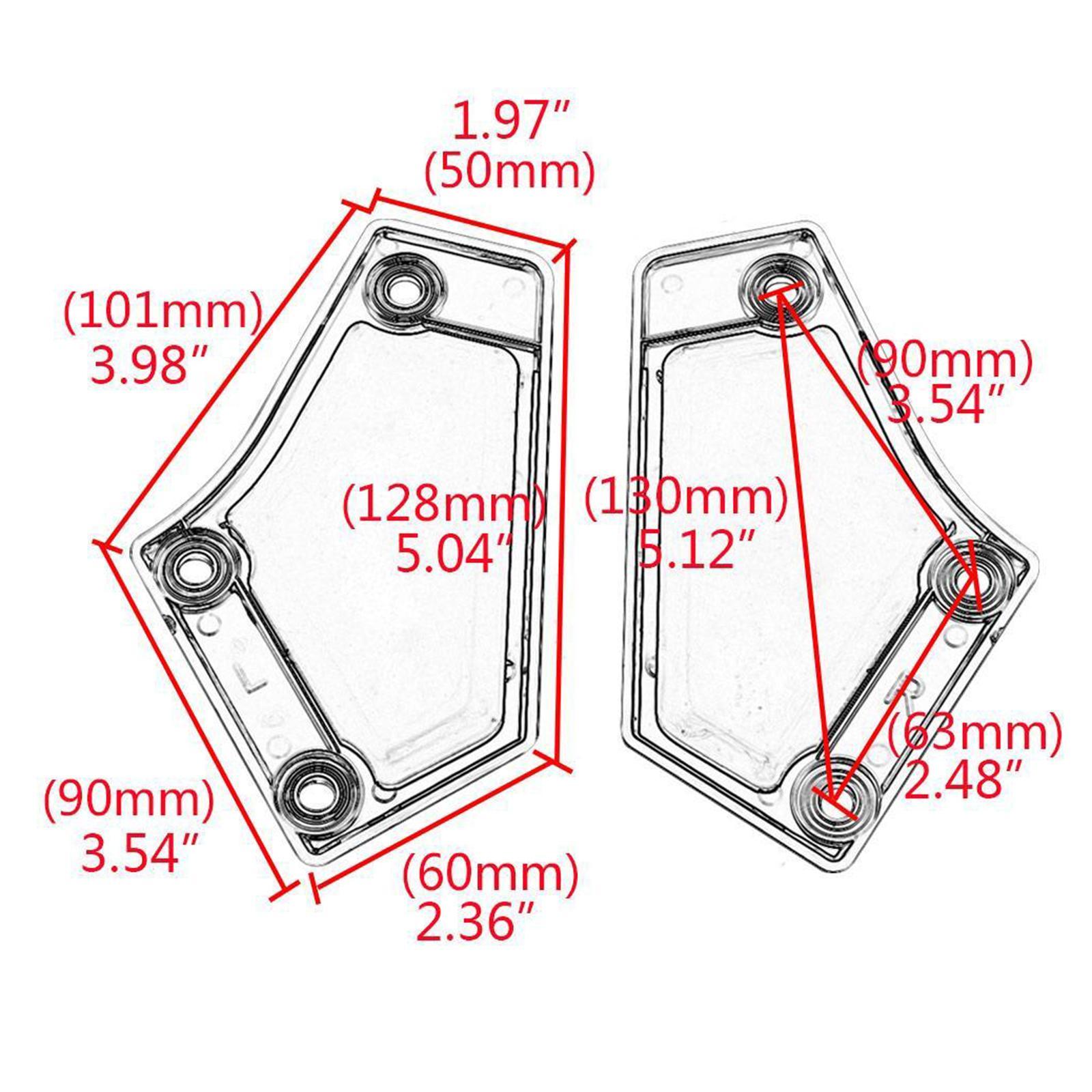 2pcs Motocycle   Covers Side Cover Trim Replacements