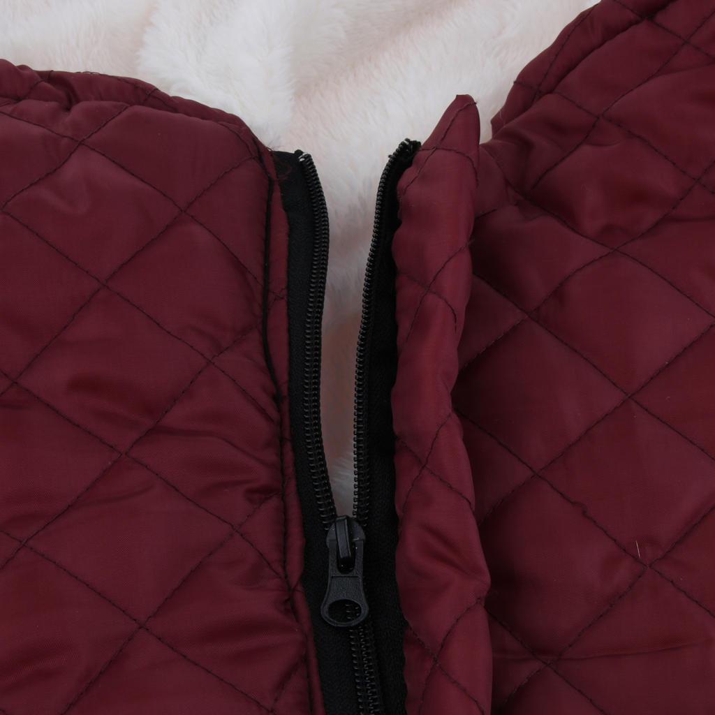 Plush Fleece Lining Wheelchair Warmer Cover Blanket Leg Foot Bag for Adults
