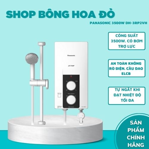 Máy nước nóng Panasonic 3500W có bơm trợ lực DH-3RP2VK  - Hàng chính hãng