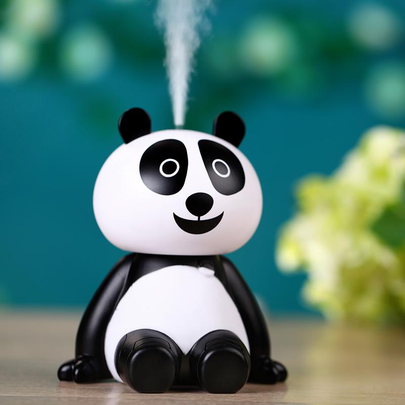 120Ml Hoạt Hình Gấu Trúc USB Máy Tạo Ẩm, Phun Sương Dành Cho Nhà Siêu Âm Để Bàn Phun Sương Tạo Phun Sương Tạo Ẩm Hình Ếch Con Mini Văn Phòng Máy Lọc Không Khí
