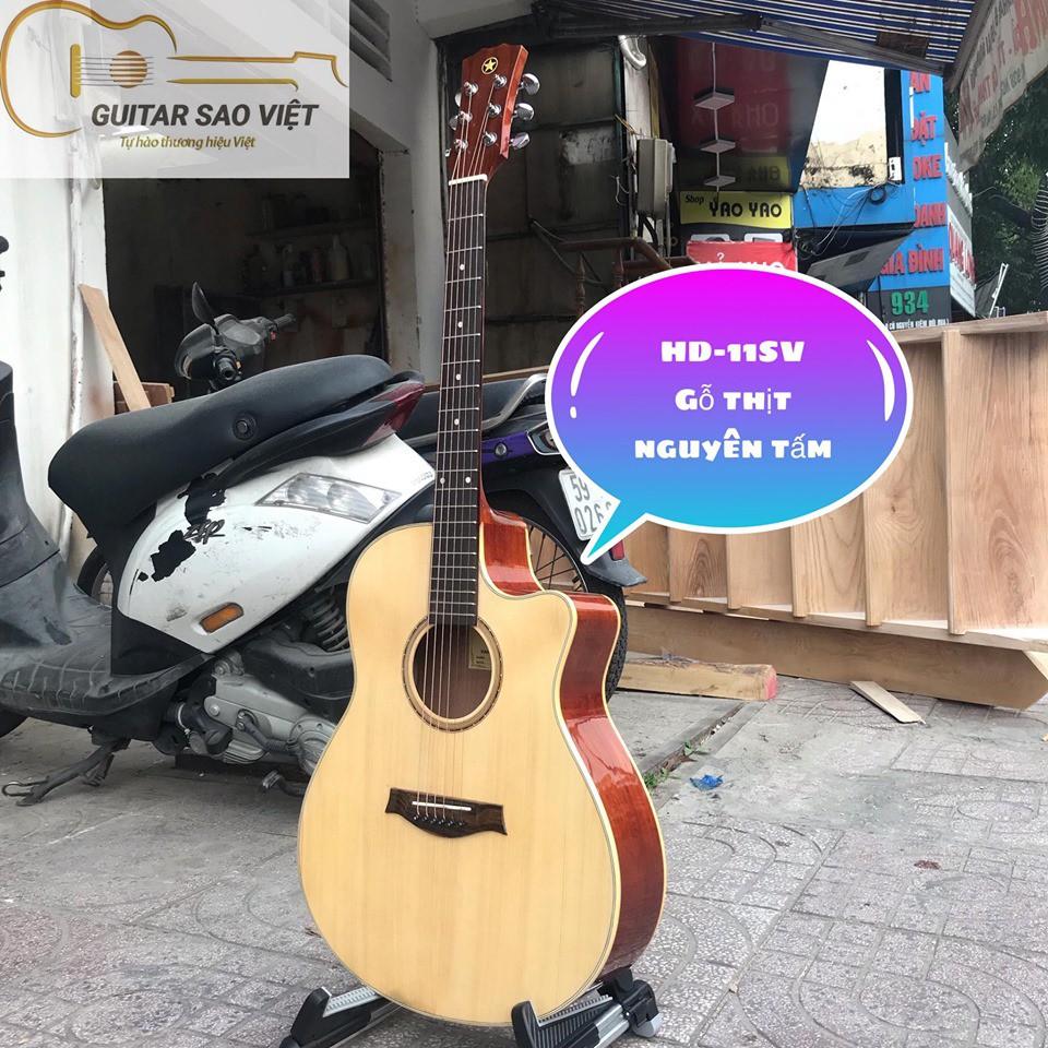 Đàn Guitar Acoustic giá rẻ cho người chơi ,có ty ,gỗ thịt nguyên tấm Tặng giáo trình tự học