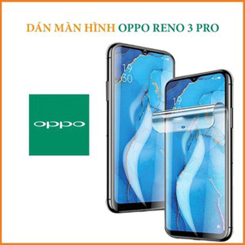 Dán PPF màn hình dành cho máy Oppo Reno 3 Pro cao cấp dẻo chống bám vân tay hiệu quả