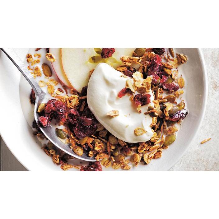 Ngũ Cốc Nguyên Hạt Sấy Giòn Trái Cây và Các Loại Hạt Yogood - Fruit & Nut Crunchy Muesli Hộp 350g