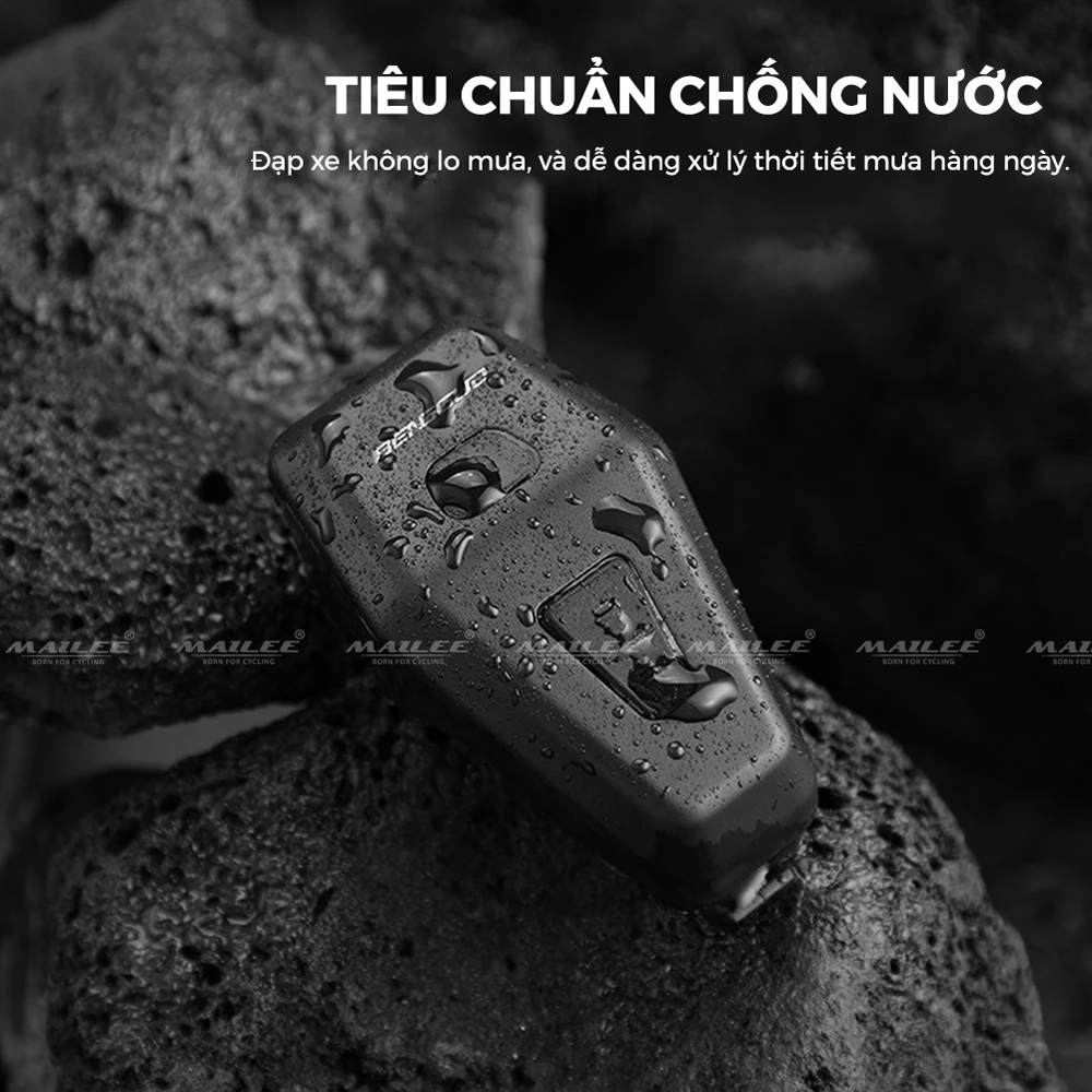 Còi Xe Đạp BG-3510 âm thanh lớn 120dB Sạc USB Chống Nước, Chuông Cảnh Báo Trộm, An Toàn Dễ Dùng - Mai Lee