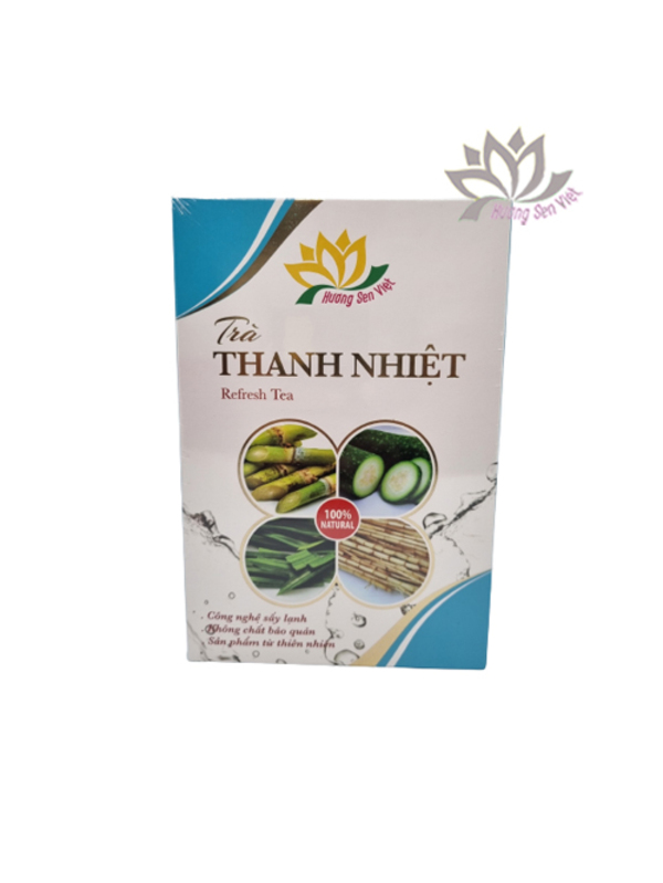 TRÀ THANH NHIỆT HỘP 80G - HƯƠNG SEN VIỆT