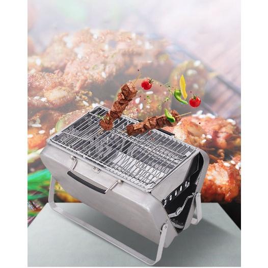 Lò Nướng Than BBQ Grill mini xếp gọn di động ️ FREESHIP ️