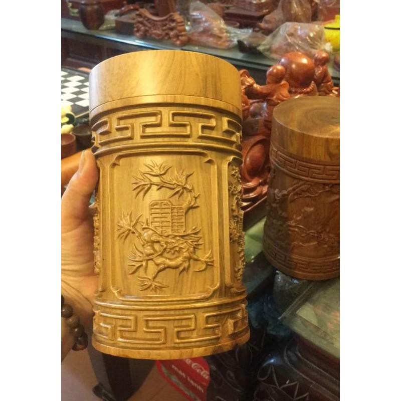 Hộp trà tứ quý bách xanh