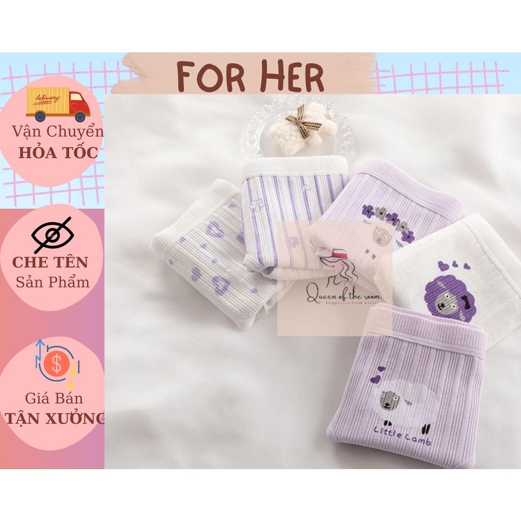 Quần lót cotton nữ mẫu cừu dễ thương