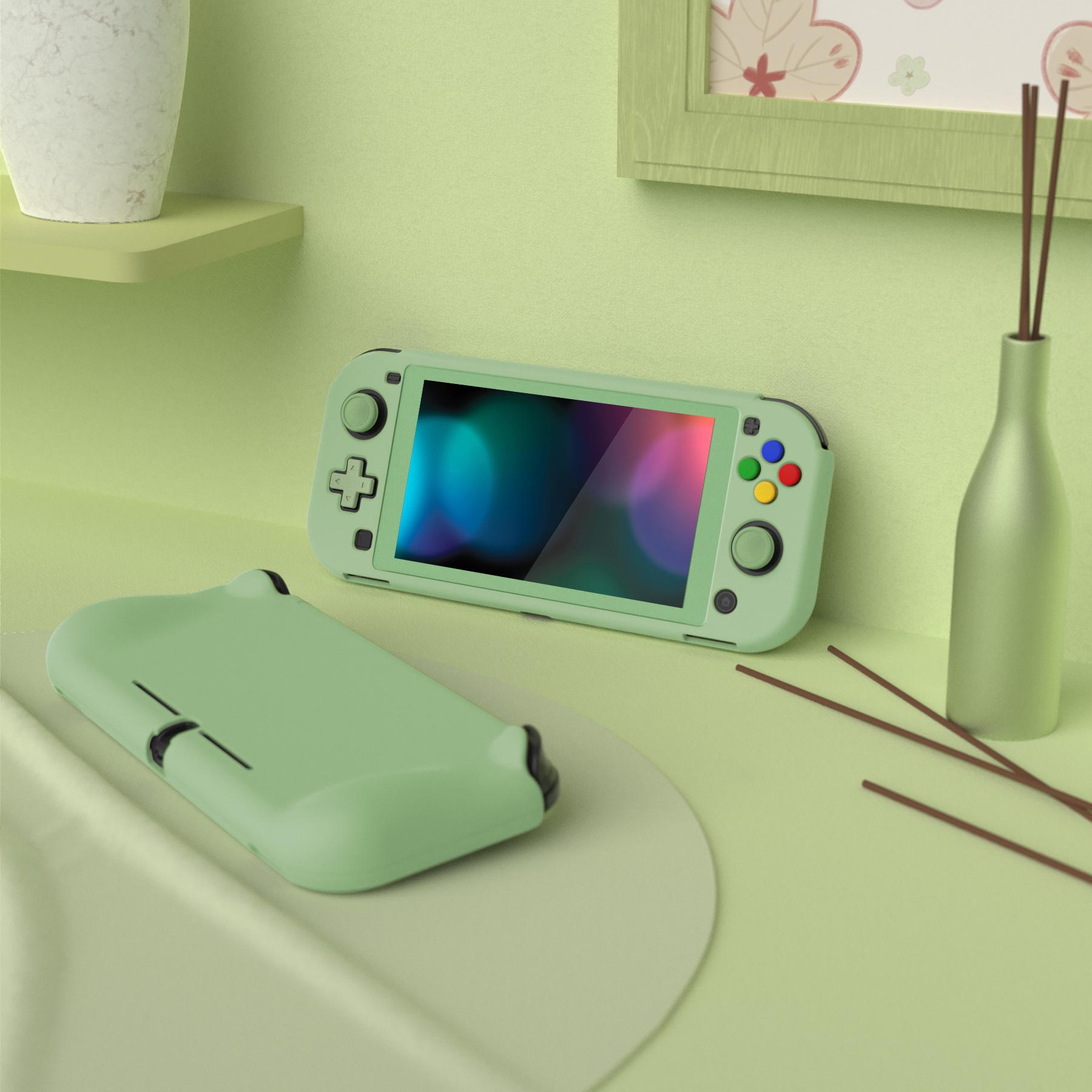 PlayVital ZealProtect Vỏ bảo vệ công thái học cho Nintendo Switch Lite w/Trình bảo vệ màn hình