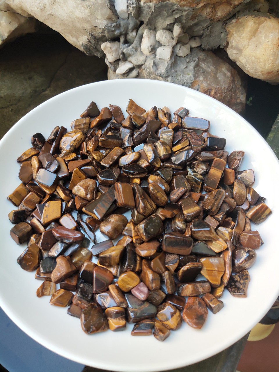 Thạch Anh Vàng Mắt Hổ Tự Nhiên