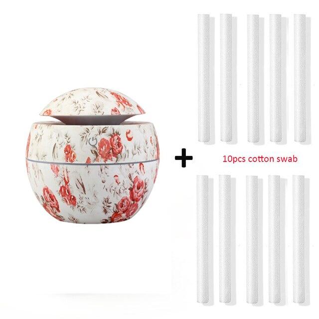 Mini Air Humidifier Ultrasonic USB Aroma Diffuser Wood Grain LED Night Light Electric Essential Oil Diffuser aromatherapy Home