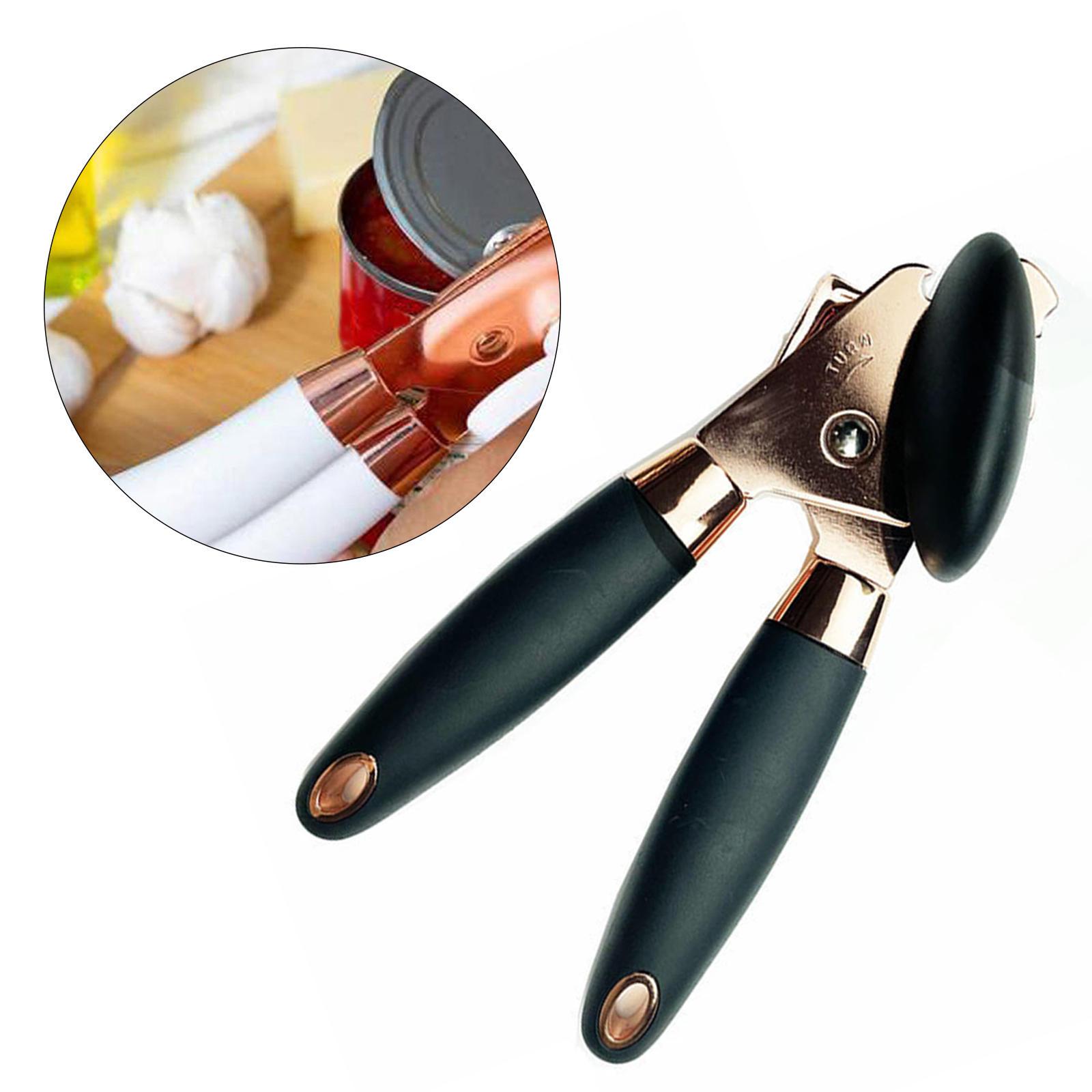 Professional Manual Can Opener Non Slip Hand Grip for Tin Beer Jar Lid