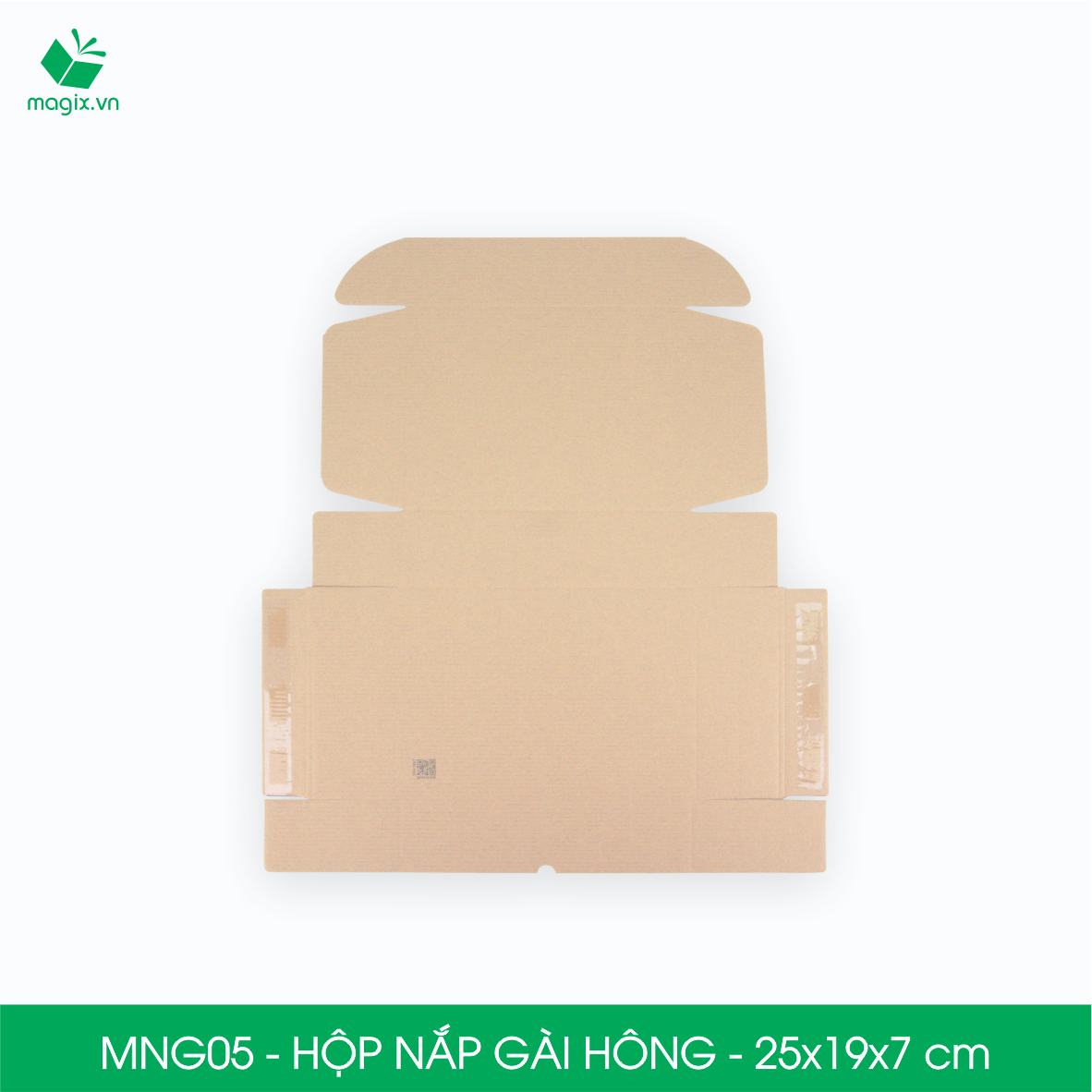 MNG05 - 25x19x7cm - Combo 20 hộp nắp gài hông - Thùng carton đóng hàng