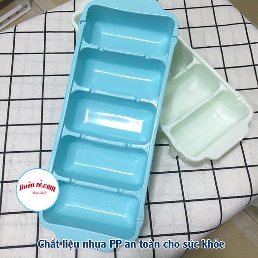 Khay làm đá 5 viên to nhựa dẻo VIỆT NHẬT PlASTIC (MS: 6928) - Buôn rẻ 01261