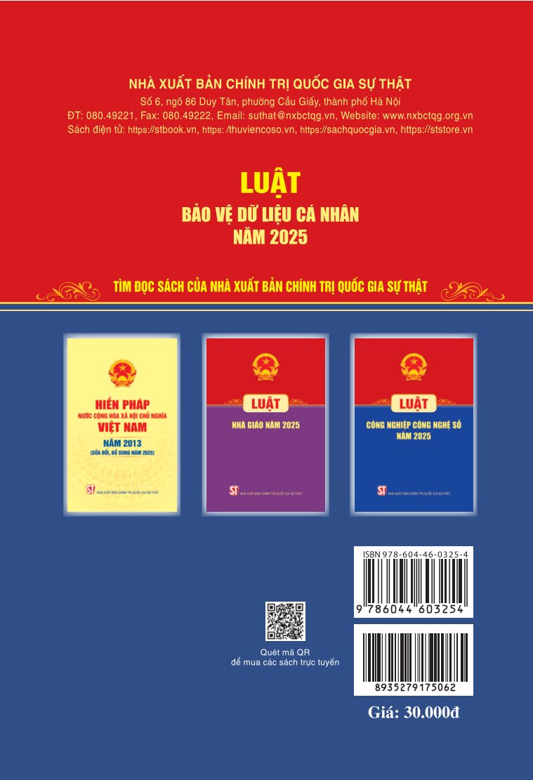 Luật bảo vệ dữ liệu cá nhân năm 2025