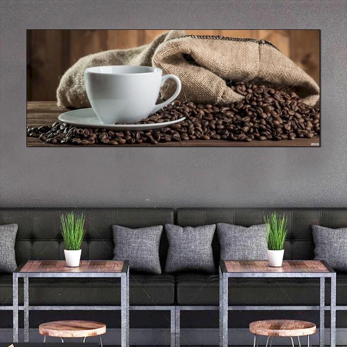 Decal dán tường cà phê - trang trí coffee- nhà hàng 60x150cm