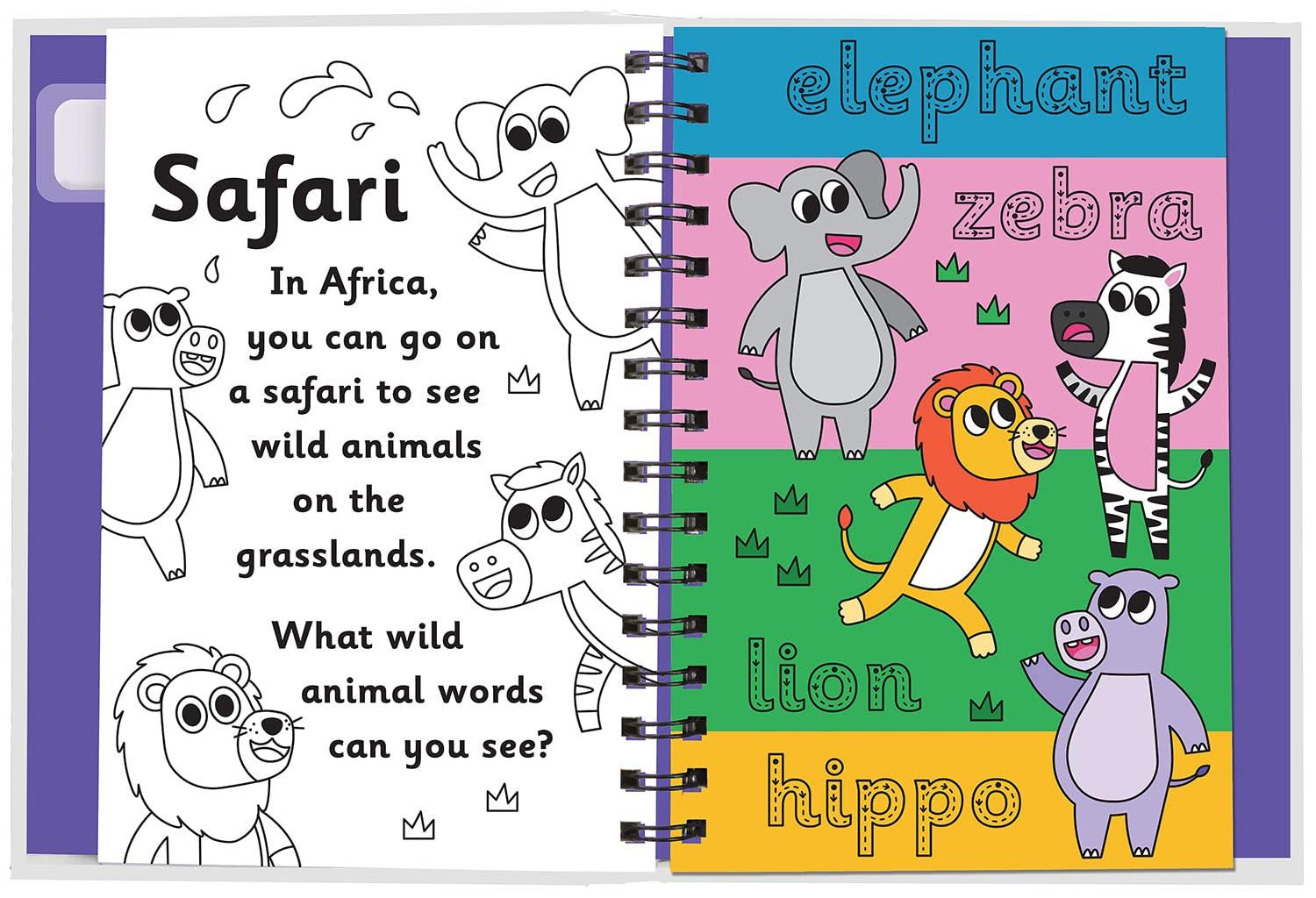 Sách ngoại văn: Early Learning Magic Water Colouring - Animal Friends First Words