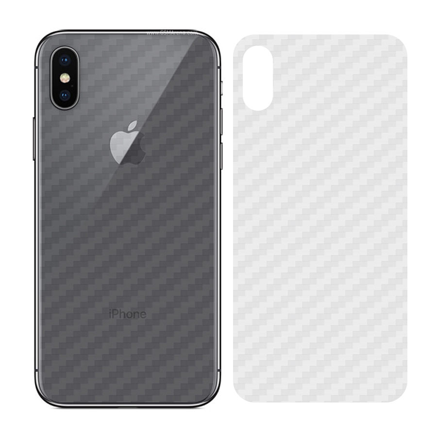 Miếng Dán Mặt Lưng Cacbon Dành Cho Iphone X/ XS MAX- Hàng Chính Hãng