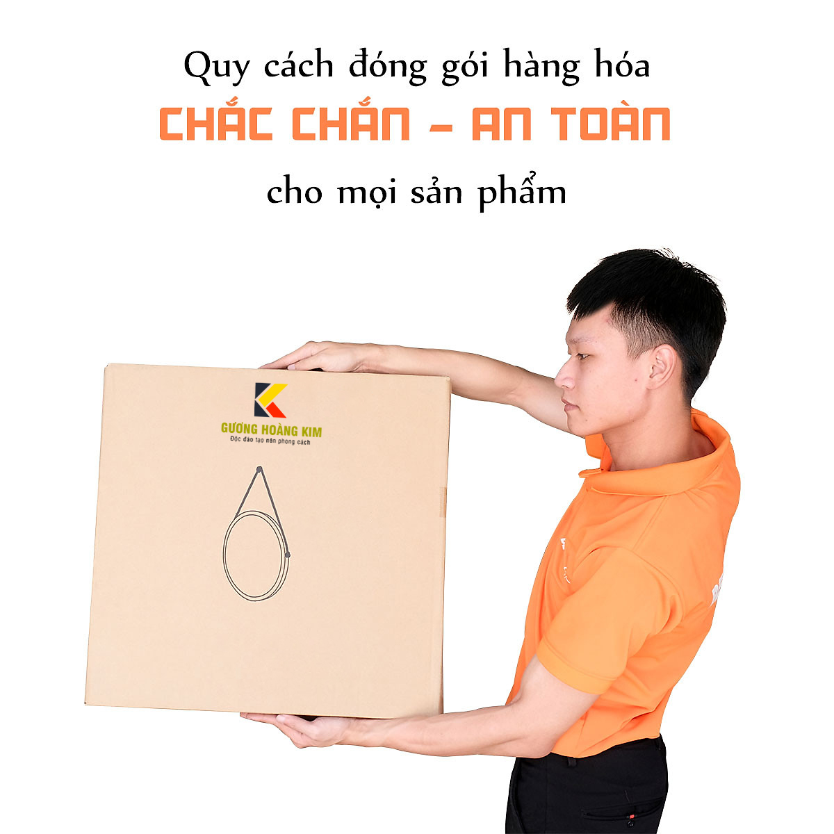 Gương Tròn Treo Tường Dây Thừng Viền Gỗ MDF, Gương Trang Điểm Viền Gỗ 8 Kích Thước 25-60cm, Bảo Hành Bể Vỡ Đổi Mới 100