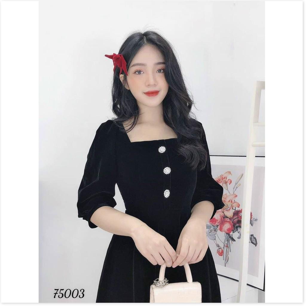 ĐẦM FORD DÁNG XÒE QUA GỐI,HỌA TIẾT TRƠN NHƯNG KHÔNG KẾM PHẦN SANG TRỌNG KHÁNH AN FASHION