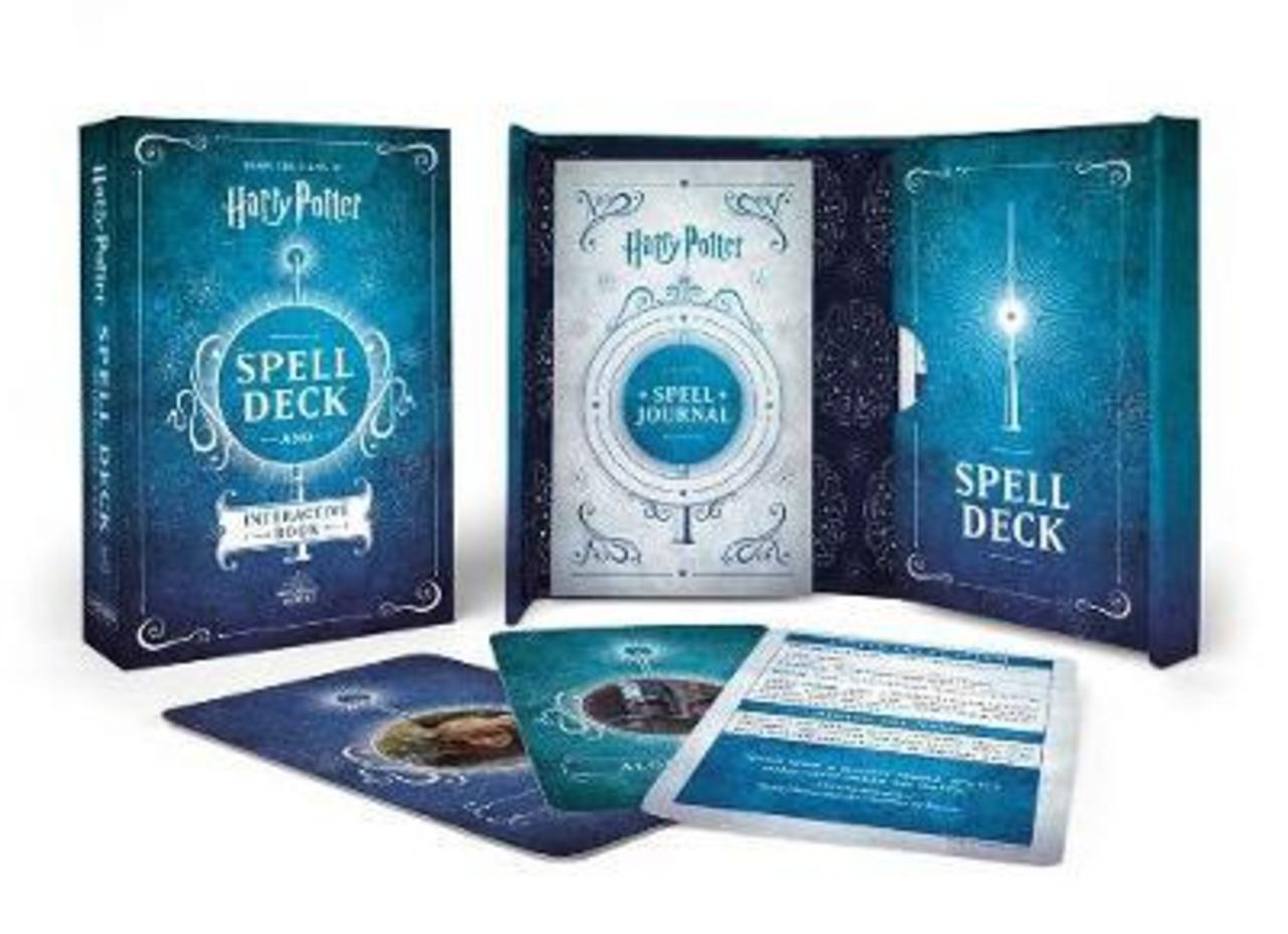 Sách - Harry Potter: Spell Deck and Interactive Book of Magic by Donald Lemke