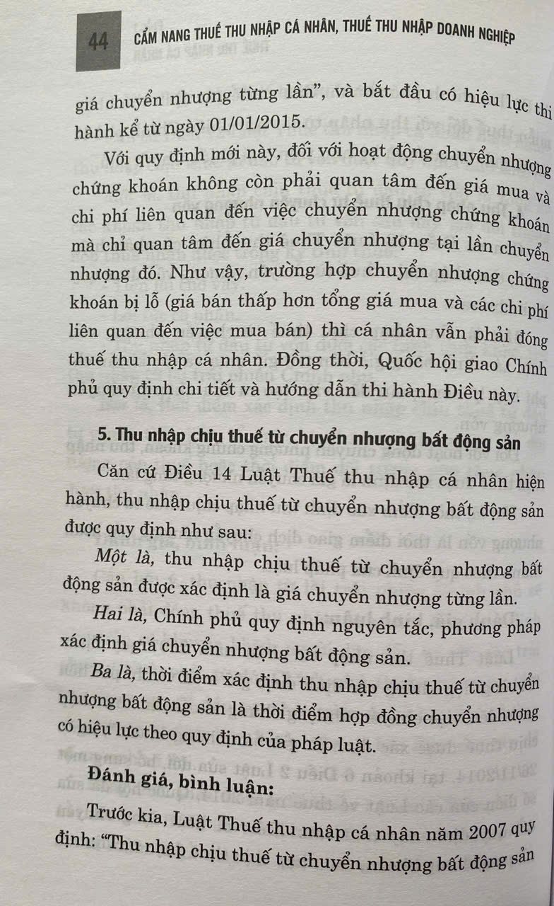 Cẩm Nang Thuế Thu Nhập Cá Nhân, Thuế Thu Nhập Doanh Nghiệp