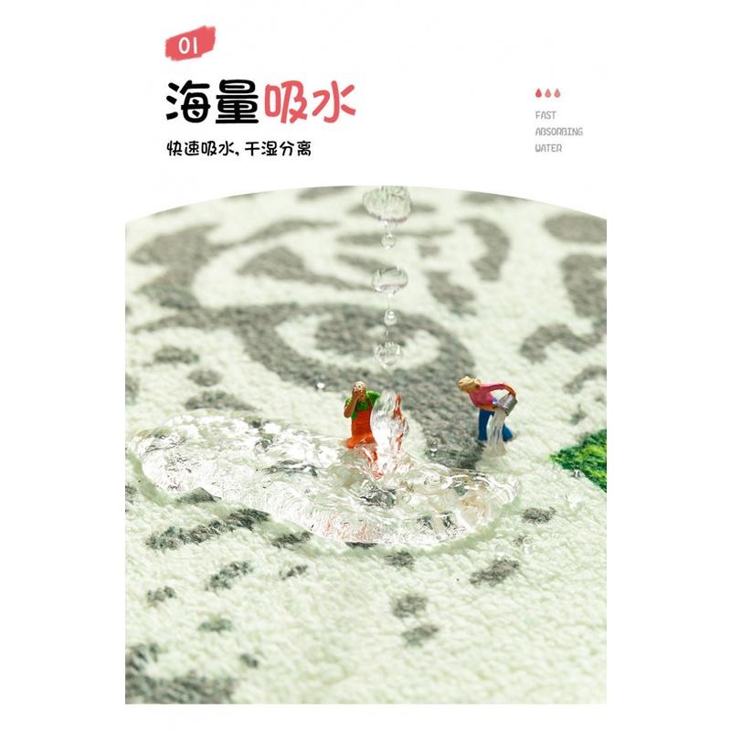 Thảm Chùi Chân Chống Trượt Thấm Hút Tốt Cho Nhà Bếp/Phòng Tắm