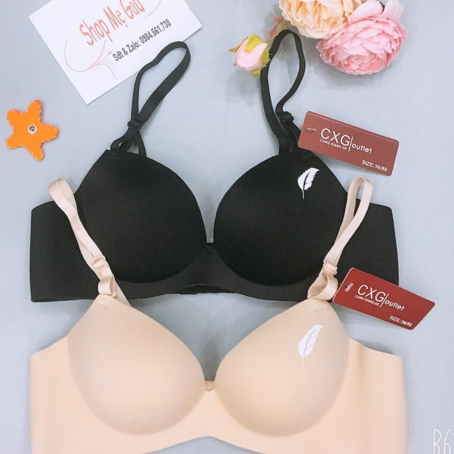 Áo Lót Su Đúc Hình Lá Không Gọng, ️️️ Nâng Ngực Siêu Cao Siêu Đẹp Áo Ngưc Nữ