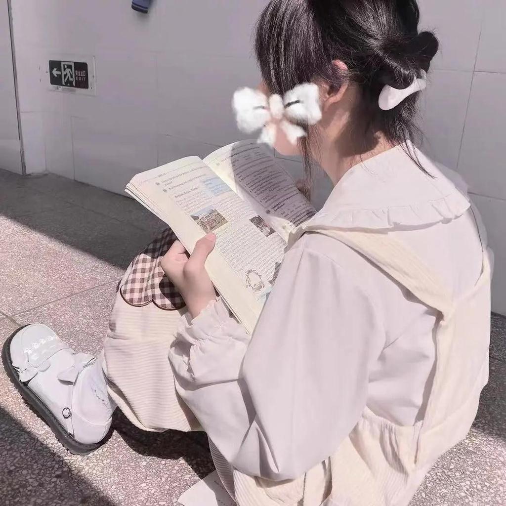 Quần Yếm Vải Nhung Mềm Dáng Rộng Phong Cách Retro Nhật Hàn Thời Trang Xuân Thu Cho Nữ