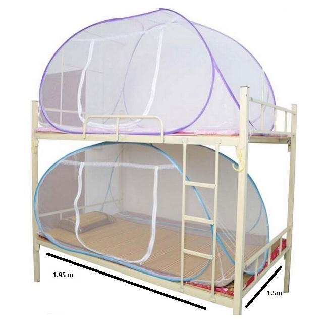 Màn chụp tự bung gấp gọn không đáy 2 cửa 1m5 x 1m95 cao cấp Hando
