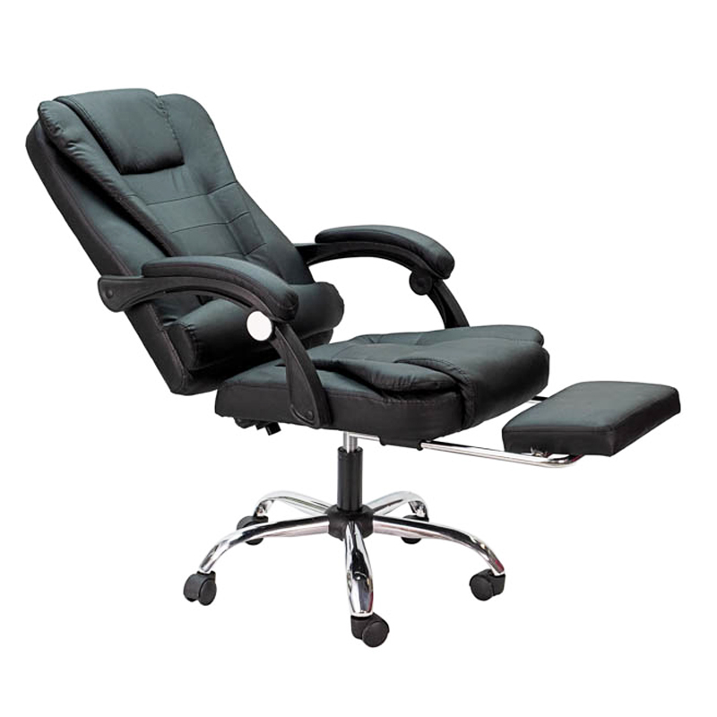 Ghế làm việc tại nhà chức năng massage Ghế xoay ngả lưng gác chân thư giãn CR4107-P HCM