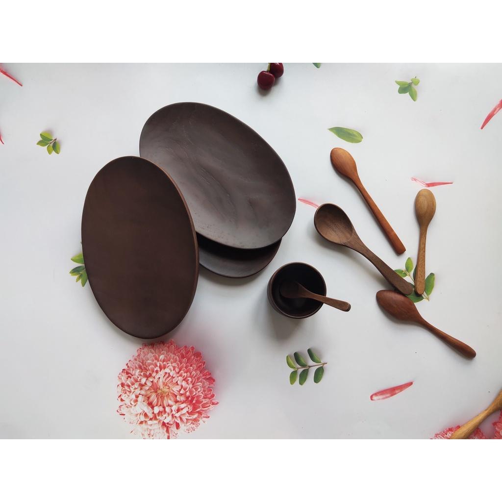 Đĩa Keo Nâu Chocolate Kích Thước 21cm Siêu Xinh