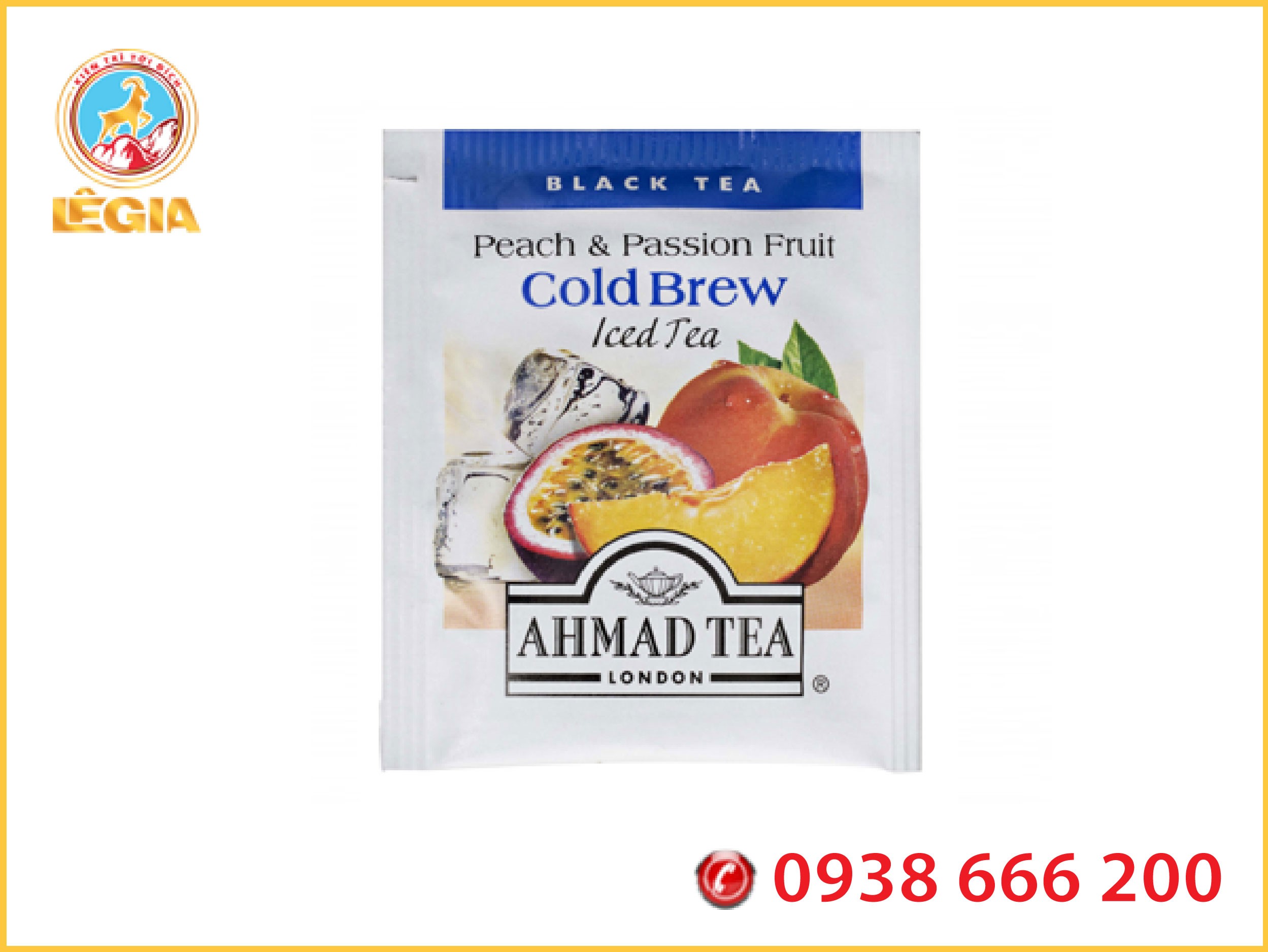 TRÀ AHMAD ĐÀO VÀ CHANH DÂY Pha Lạnh 40G