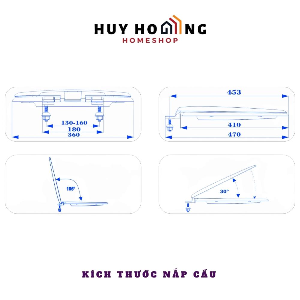 Nắp bàn cầu đóng êm GT01S