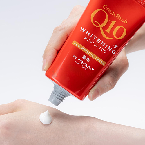 Kem cấp ẩm dưỡng trắng da tay chuyên sâu CoenRich Q10 Whitening Deep Moisture Cream (80g) - Hàng chính hãng