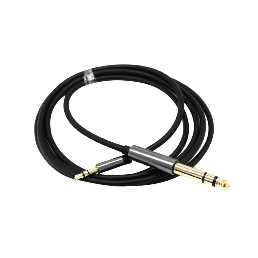 3.5mm 1/8" Male to 6.35mm 1/4" Male TRS Stereo Audio Cable