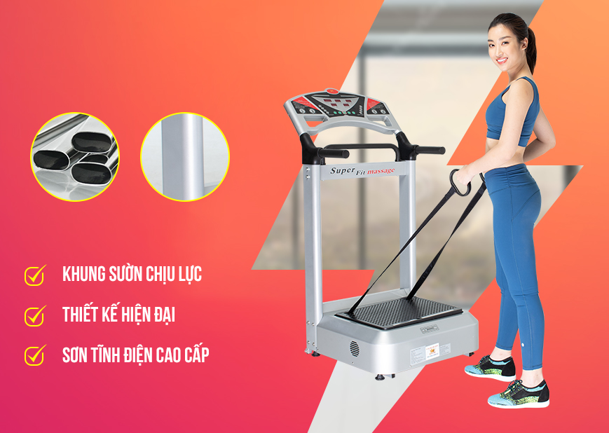 Máy Rung Giảm Cân Super Fit Massage