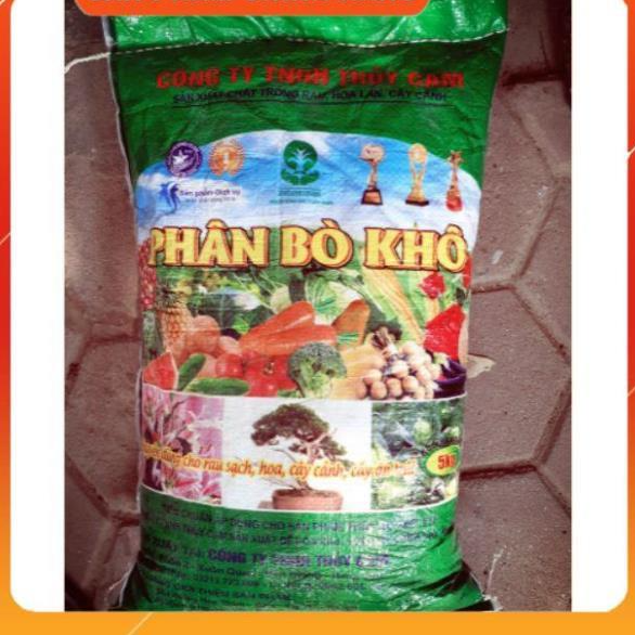 Phân Bò Khô  Đã Qua Xử Lý Không Mùi Chuyên Dùng Cho Hoa Cây Cảnh Cây Ăn Quả