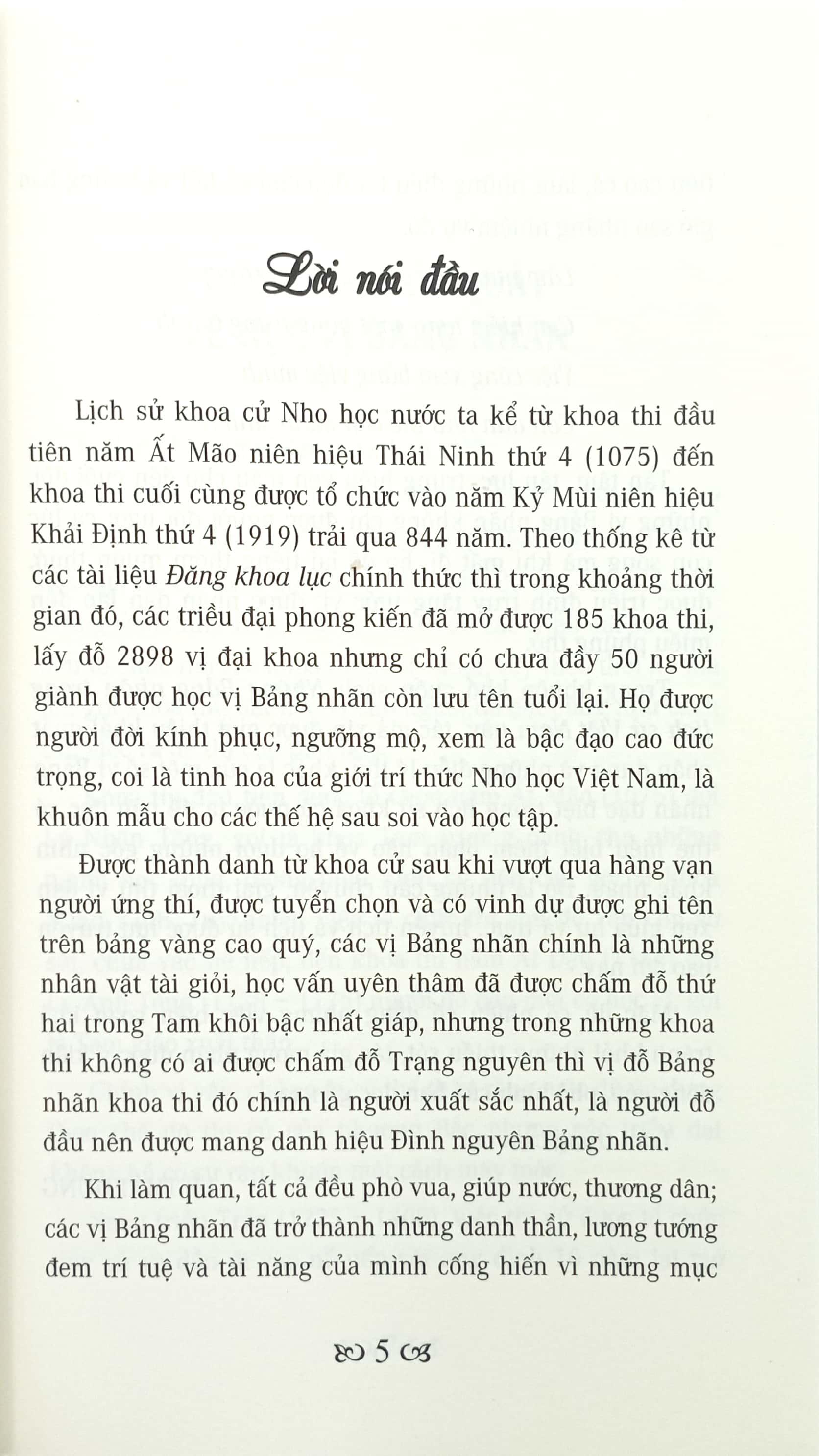 Việt Nam Đất Nước-Con Người - Những Bảng Nhãn Trong Lịch Sử Việt Nam (Tái Bản 2023)