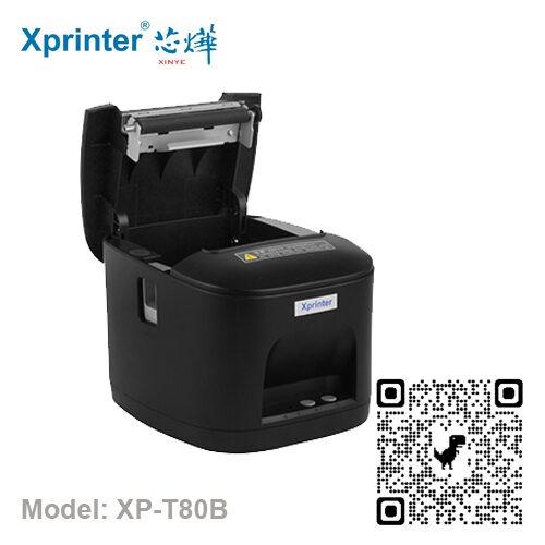 máy in hóa đơn nhiệt-T80B/Q80B có kết nối ngăn kéo tiền , máy in bill xprinter chính hãng-cổng USB / tốc độ in 160mm/s-[Hàng Chính Hãng]