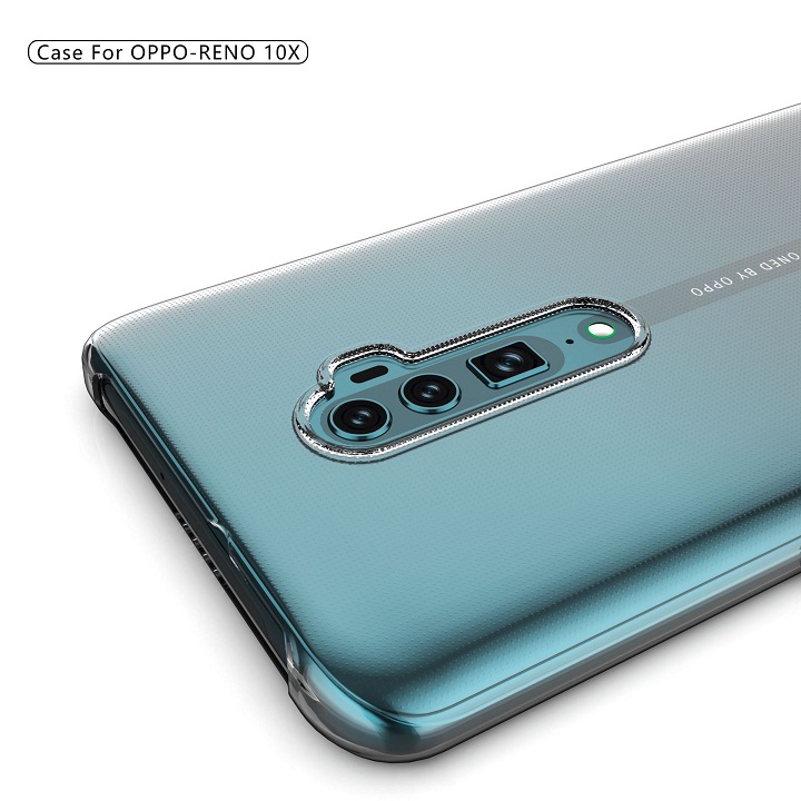 Ốp lưng silicon dẻo cho Oppo Reno 10X Zoom hiệu Ultra Thin trong suốt mỏng 0.6mm độ trong tuyệt đối chống trầy xước - Hàng nhập khẩu