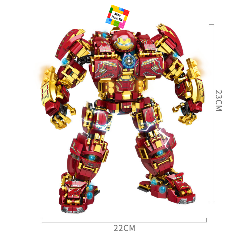 Đồ Chơi Xếp Lắp Ráp Robot Hulkbuster Mech 1450 Chi Tiết Mã 76026 Cho Trẻ Từ 6 Tuổi