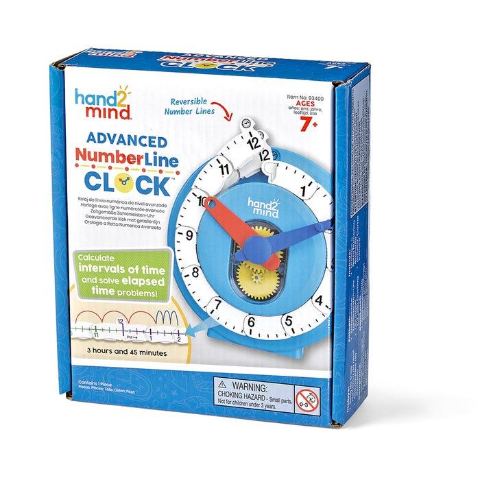 Hand2mind Đồng hồ kim số nâng cao - Advanced NumberLine Clock