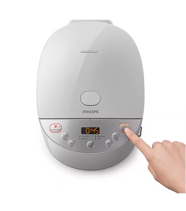 Nồi Cơm Điện Philips 1.8L HD4515/69 - Hàng Chính Hãng