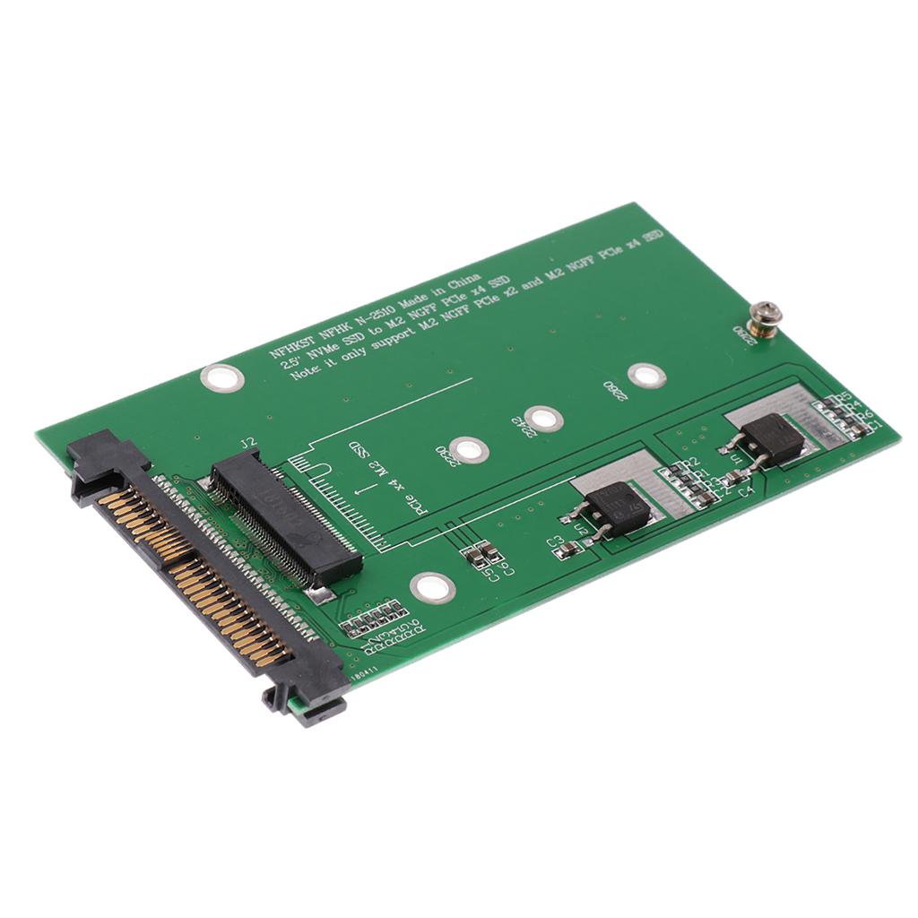 SFF-8639 NVME U.2 to NGFF M.2 M-Key PCIe SSD Adapter