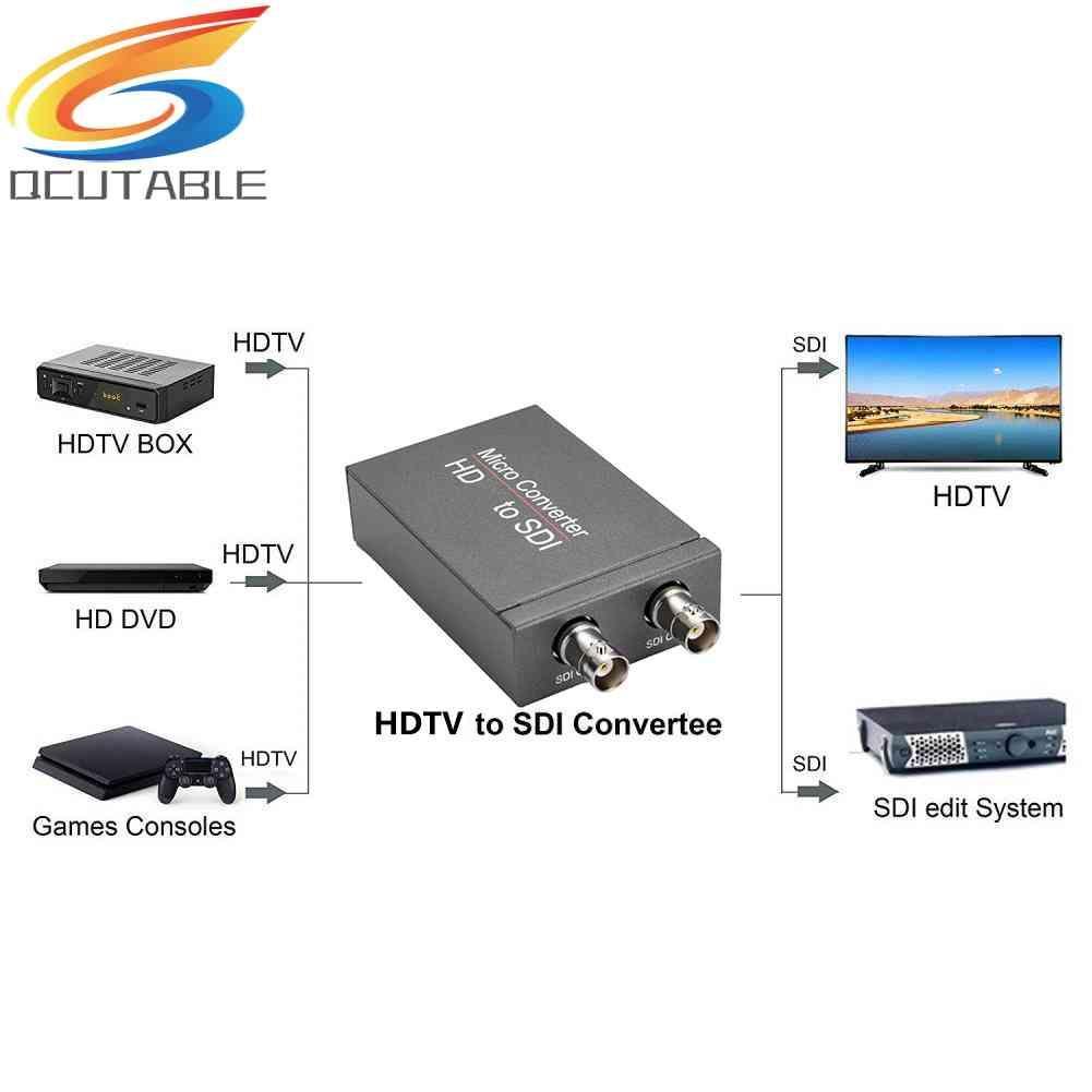 Cáp ChuyểN Micro 1080P HDMI Sang 3G HD SDI Cho Camera / HDTV / DVD
