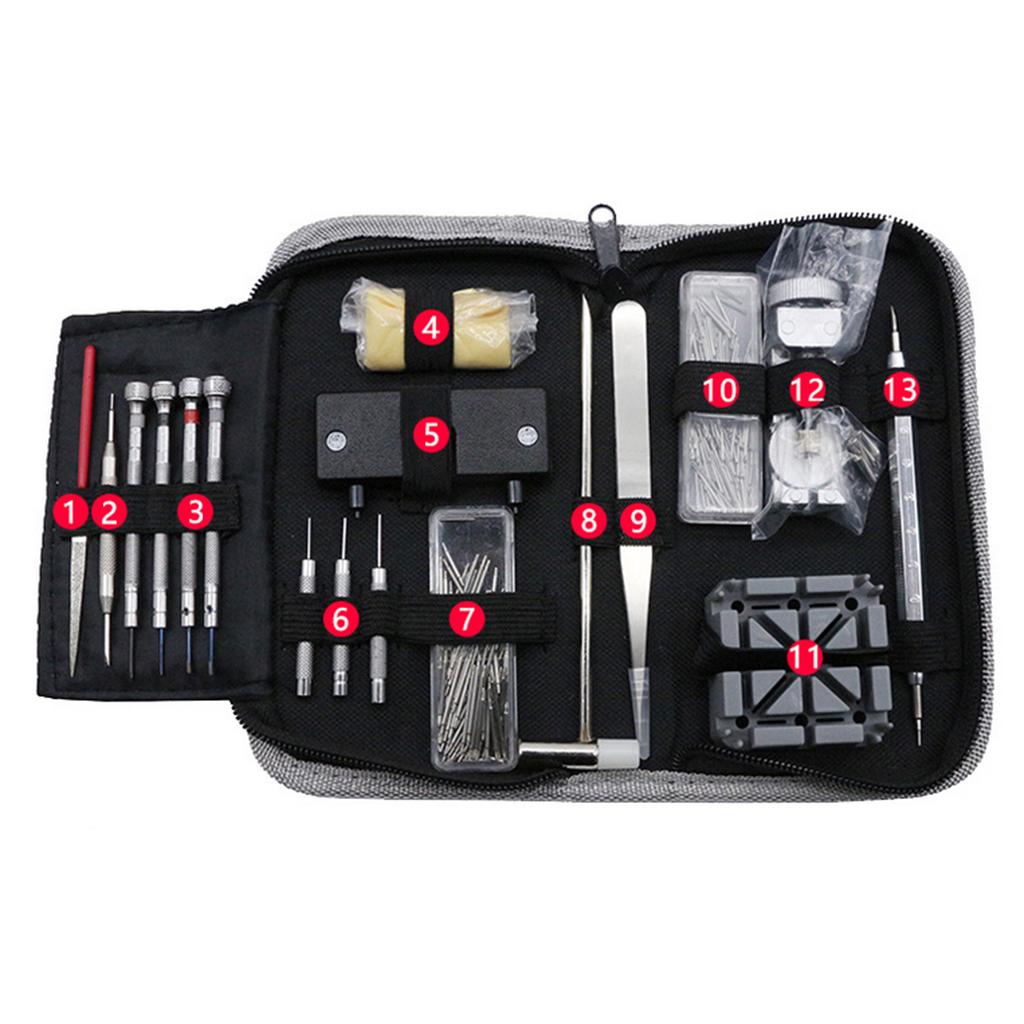 Maintenance Tool Set Watch Opening Tool With Storage Box - 255 Pieces
