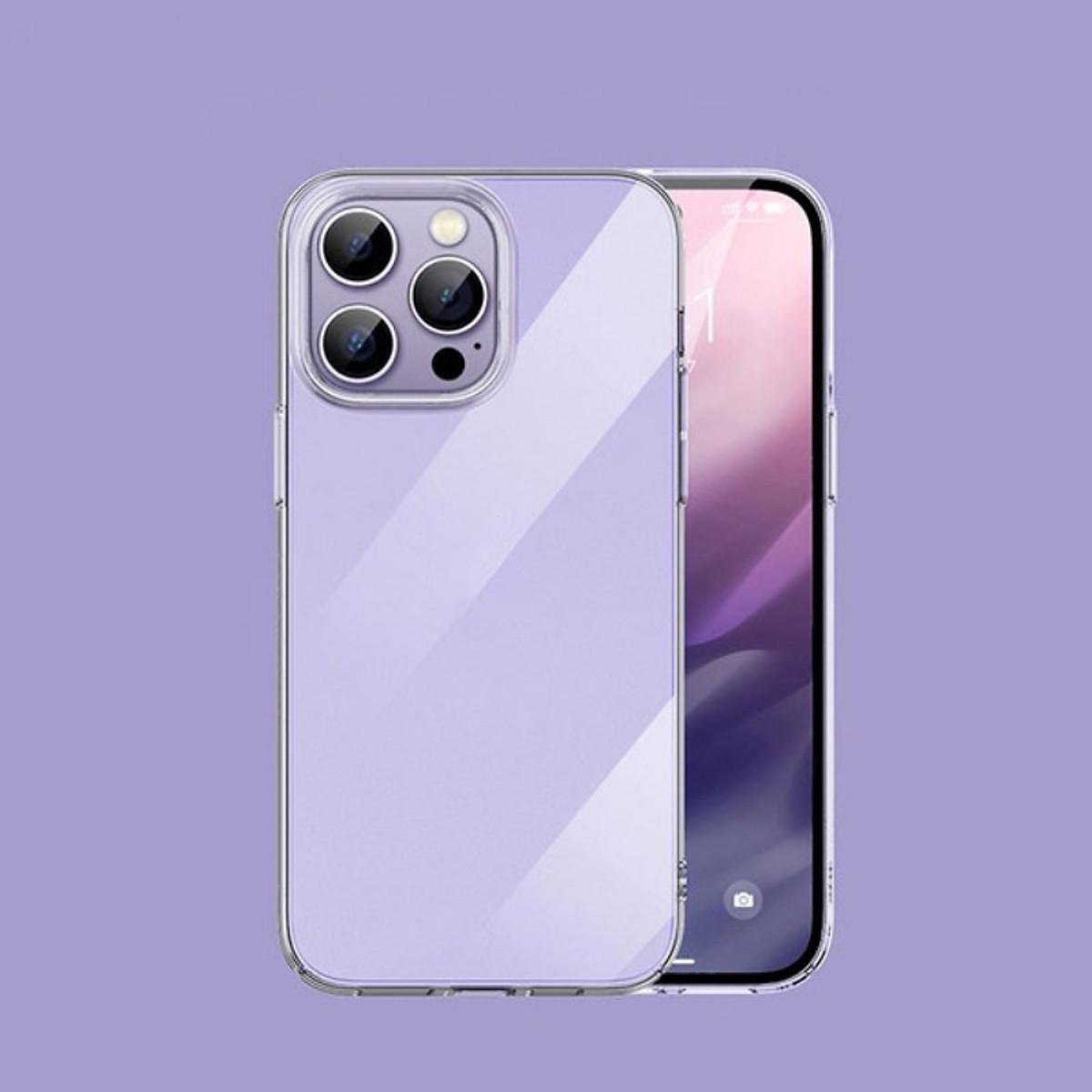 Ốp lưng siêu mỏng 0.3mm chống ố cho iPhone 15 Pro Max / 15 Pro / 15 Plus / 15 hiệu Memumi Crystal thiết kế ôm sát máy, chống sốc , chống trầy xước - Hàng nhập khẩu