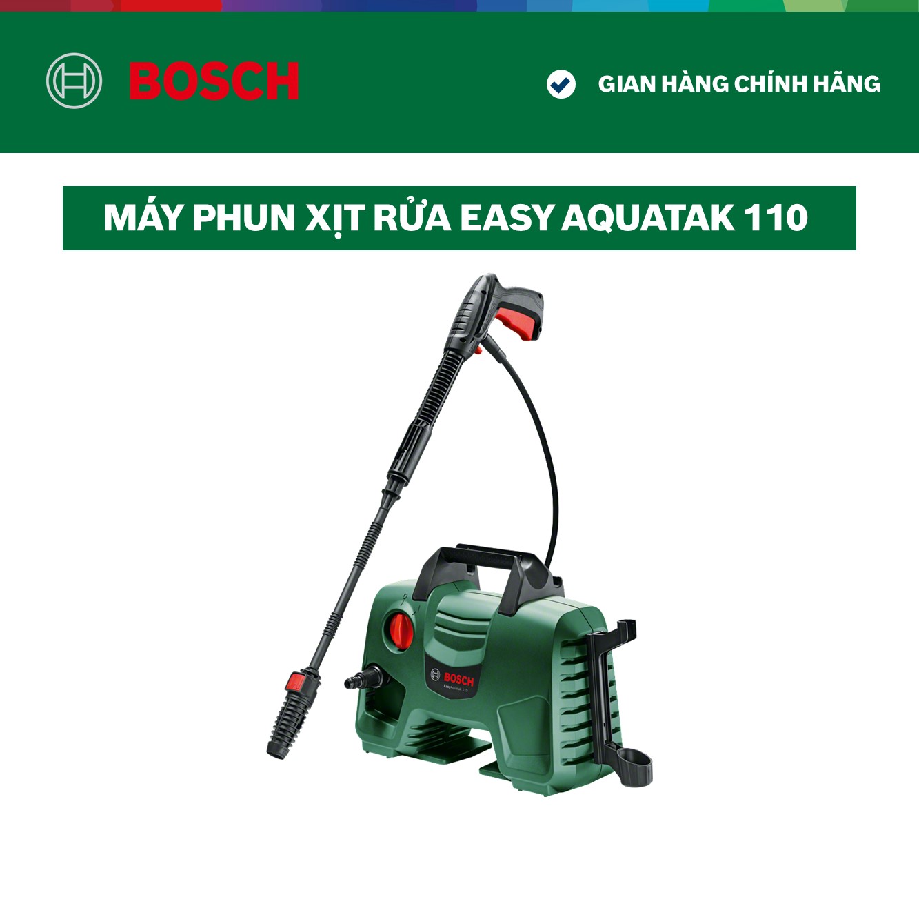 Máy Phun Xịt Rửa Áp Lực Cao Bosch Easyaquatak 110 1300W 06008A7FK0