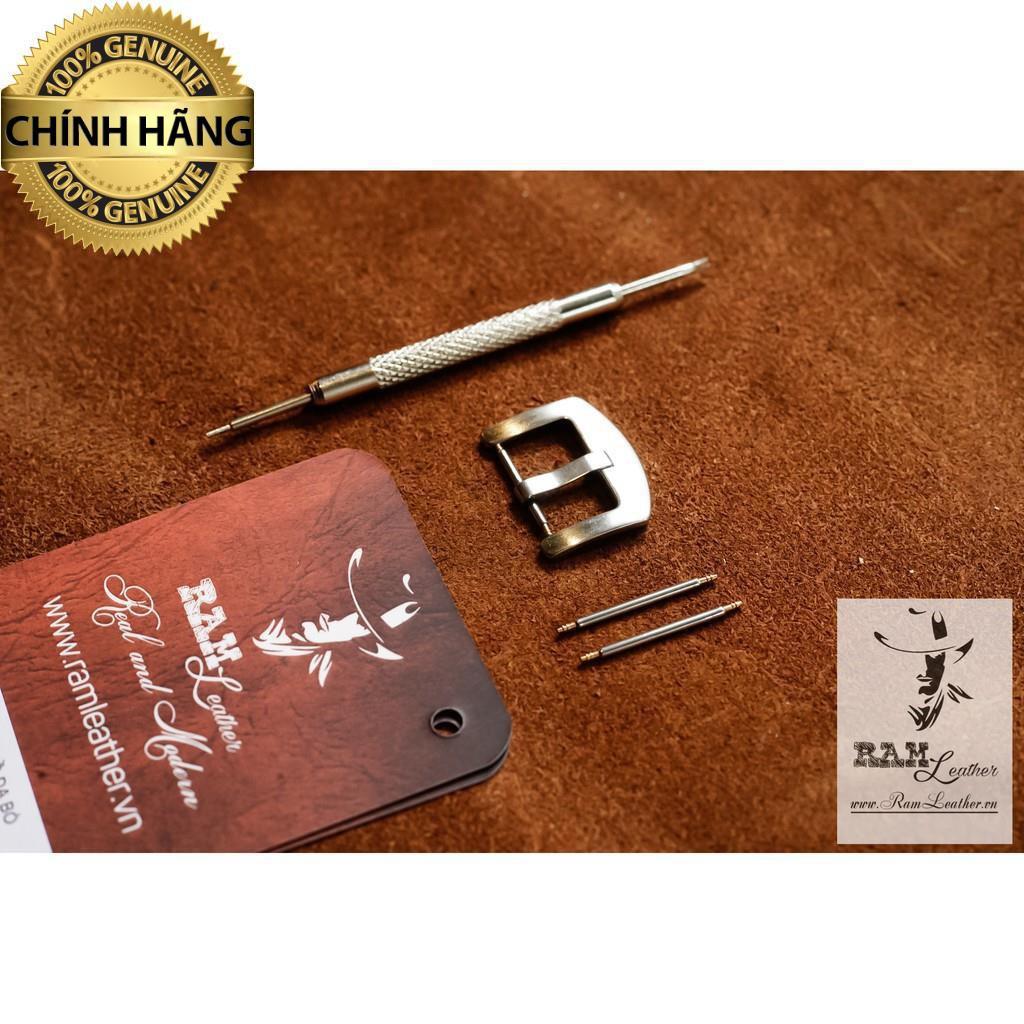 TỔNG HỢP DÂY ĐỒNG HỒ DA BÒ SIZE 18MM - CHÍNH HÃNG RAM LEATHER .